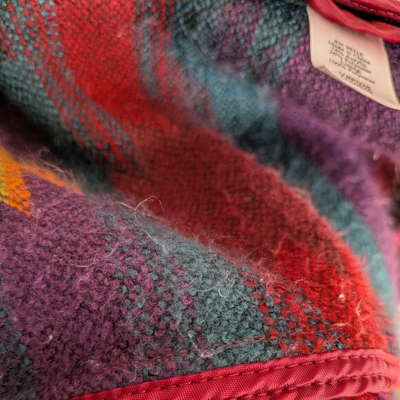 Vintage Southwestern Jacket Blazer 1X Green Purple Mutli West Geometric Concho - Picture 14 of 15